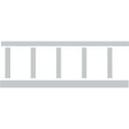 thumbnail image 5 of 32" Height with 12" to 15" Wide Adjustable Wall Panels, Classic Shaker 8' PVC Wainscoting Kit, (for heights up to 32"H), 5 of 9
