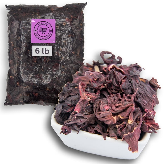 Despensa Colombiana, Dried Hibiscus Loose-Leaf Flor de Jamaica, 96.00 oz Bag