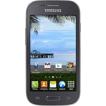 Straight Talk SAMSUNG Galaxy Ace Style, 4.86GB Black - Prepaid Smartphone (Refurbished)