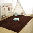 thumbnail image 4 of Soft Fluffy Area Rugs for Bedroom Kids Room Plush Shaggy Nursery Rug Furry Throw Carpets for Boys Girls, College Dorm Fuzzy Rugs Living Room Home Decorate Rug,Coffee,3.3 x 4 Feet, 4 of 7