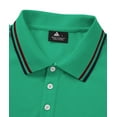 thumbnail image 4 of SPEEDRUN Polo Shirts for Men Short Sleeve Solid Color Men'S Golf Polo Shirts Business Polo Shirts Causal Collared Golf Tennis T-Shirt Peacock Green 3Xl, 4 of 12