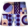 thumbnail image 1 of Pantalones cortos con estampado 3D para hombre, Shorts de playa con patrón abstracto, a la moda, con personalidad, para jugar en el mar, 2023 Fivean unisex, 1 of 2