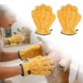 thumbnail image 1 of TIELUTT Coral Grooming for & Cats Bathing Soft Wash for Home Use (1 Pair), 1 of 7