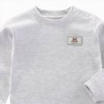 thumbnail image 4 of TOWED22 Toddler Baby Boy Graphic Long Sleeve T-Shirt Excavator Tops Kids Striped Tees,Grey,1-2 Y, 4 of 4