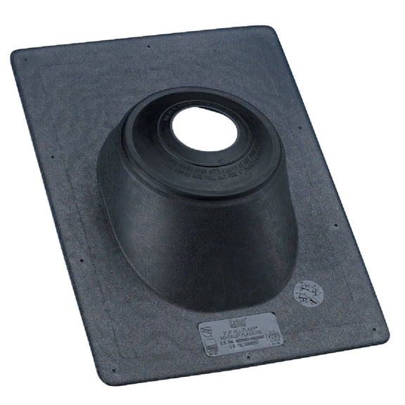 Oatey Thermoplastic Roof Flashing No Caulk Vent Pipe - 4 In.