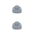 thumbnail image 4 of Funda de silla elegante Wosthever Sillas cómodas para sala de estar sofá perezoso caballero gris 2Conjunto, 4 of 6