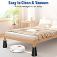 thumbnail image 5 of Bed Risers 8 Inch Heavy Duty, 6 inche + 2 inches Adjustable Furniture Risers, Heights of 6 or 8 Inches Round Furniture Risers for Bed Desk Table Sofa Couch, 5 of 7