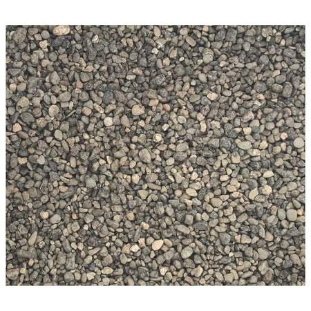 40 LBS Grey Pea Gravel - Landscape Rocks - Drainage Rock - Gardening - Average Size 3/8 inch - 1/4 inch Stone