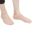 thumbnail image 4 of Lotion Socks 2pcs Moisturizing Socks Repairing Rough Skin One Piece Design Essential Oil Gel Layer Reusable  Sock For HomeOrange, 4 of 8