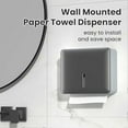 thumbnail image 3 of Paper Towel Dispenser Wall Mount Hand Towel Dispenser Commercial Bathroom Multifold Fold Paper Hand Towels Holder, 3 of 5