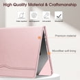 thumbnail image 2 of Fintie Case for MacBook Pro 16 Inch A2780/A2485/A2141 (2019/2020/2021/2022/2023 Release), Protective Folio Book Cover, Rose Gold, 2 of 7