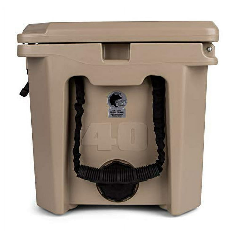 Grizzly 20-Quart Rotomolded Cooler - White