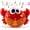 Crab, variant on GYDEK Baby Bath Toys for Toddlers Crab Bubble Baby Bath Shower Toys Blowing Bubbles and Singing with 24 Songs Bathtub Toys Gift for Kids Girls Boys
