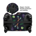 thumbnail image 2 of Hirioo Colorful Vintage Cactuses for Elasticity Suitcase Cover (No luggage Included) Durable Luggage Protector Fits 18-32 Inch Luggage-Small, 2 of 7