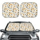 thumbnail image 2 of Balery Dog Faces Parasol para parabrisas de coche de 2 piezas | Parasol plegable para parabrisas delantero de coche para la mayoría de sedanes-Medium, 2 of 6