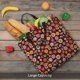 thumbnail image 5 of Easygdp 70s Groovy Hippie Retro Bolsa Tote para Mujer, Bolso de Hombro para Trabajo, Playa, Viajes, Compras y Supermercado, 5 of 7