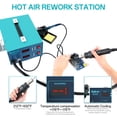 thumbnail image 4 of Estación de soldadura BAKON BK701D, 700 W, 2 en 1, aire caliente, rework & iron, 4 of 7