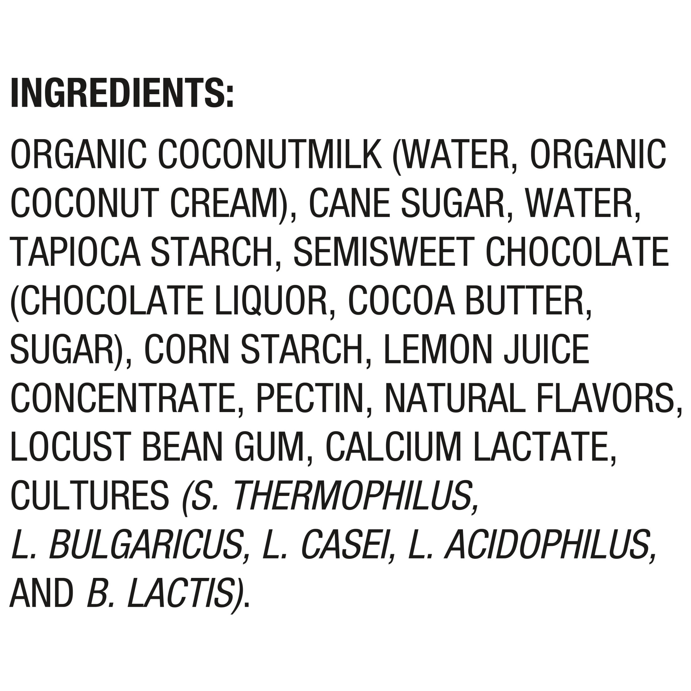 So Delicious Dairy Free Coconut Yogurt Alternative with Chocolate Shavings Container, 5.3 oz