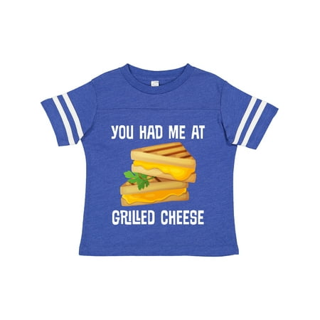 

Inktastic You Had Me at Grilled Cheese Sandwich Gift Toddler Boy or Toddler Girl T-Shirt