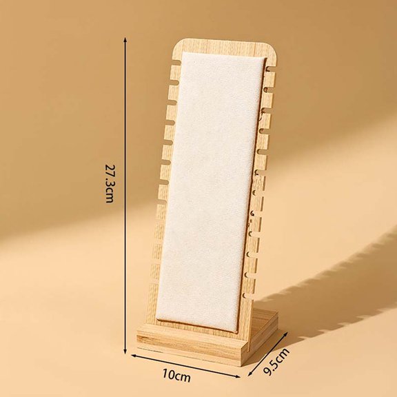 Bamboo Jewelry Display Stand Necklace Display Stand Multiple Necklace Easel Showcase Display Holder For Necklaces