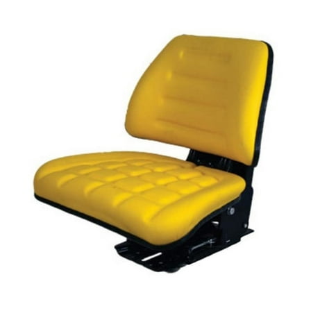 RAParts T222YL Yellow Tractor Suspension Seat Fits John Deere Fits Hesston Models