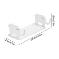 thumbnail image 5 of Fufafayo under $5 2Pcs Elephant Wall Shelf, Elephant Storage Shelf, No Punch Wall Mount Shelf, Mini Storage Rack Organizer, Corner Shelf for Kitchen Study Bathroom Bedroom, Decorative Floating Shelf, 5 of 9