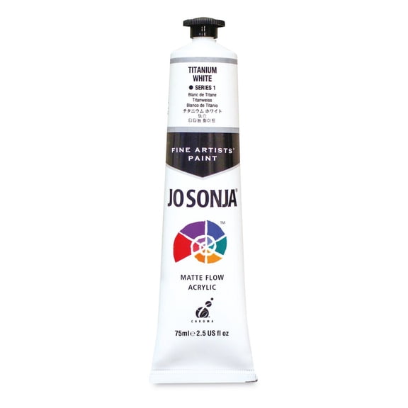 Jo Sonja's Artist Acrylic - Titanium White, 2.5 oz tube