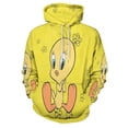thumbnail image 4 of Looney Tunes Tweety Hoodie 3D Print Pullover Hooded Long Sleeve Sweatshirts Tops Blouse with Pocket for Mens Womens, 4 of 7