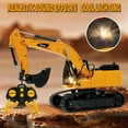 thumbnail image 5 of JUGAAD LIFE Remote Control Excavator Toys for Boys, 2.4Ghz RC Excavator Toy with Light and Sound, Construction Toys for Boys 3-5 4-7 8-12 Year Old Kids, Birthday Toy Gift for Girls, 5 of 6