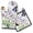Pioneer Flower-1, variant on Mushroom and Butterfly Kitchen Oven Mitt and Pot Holder Sets 4 Pcs for Baking, Cooking and Grilling, Heat Resistant Up To 392 °F