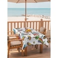 thumbnail image 2 of Outdoor Tablecloth with Umbrella Hole for Patio/Picnic/Party/Camping, Children's Day Waterproof Table Cloth Rectangle Table Cover Washable, Car Tree Stars Modern Abstract Art (54"x 80"), 2 of 8