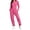 Pink, variant on Luvrsol Plus Size Womens 2 Piece Sets Solid Tracksuit Long Sleeve Top Casual Long Pants Outfit Suit S-3XL