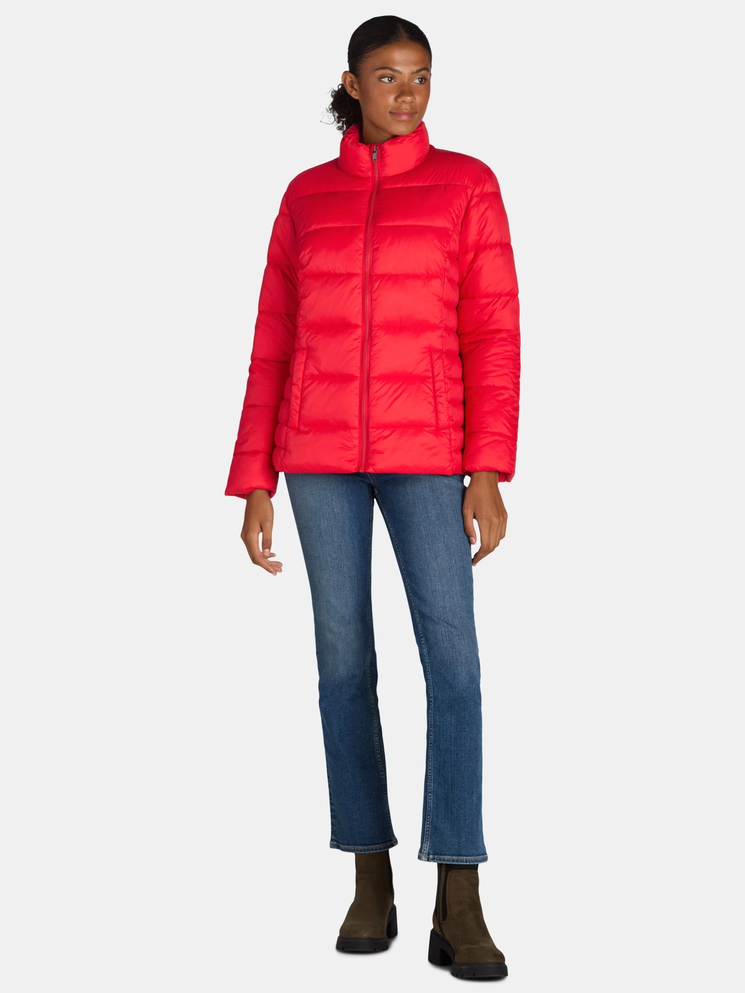 Time and Tru Women's and Women's Plus Core Puffer, Sizes XS-3X