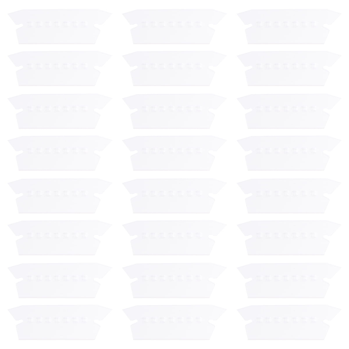 50pcs File Index Label Transparent Hanging Folder Tabs Stationery Office Suplies Accessories for Daily Use with Paper