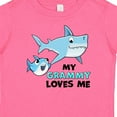 thumbnail image 4 of Inktastic My Grammy Loves Me with Cute Sharks Boys or Girls Baby T-Shirt, 4 of 5