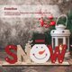 thumbnail image 2 of Letrero de chimenea decorativo de madera de Navidad, decoración artesanal de mesa para el hogar, decoración rústica de boda, figurita, suministros para mesa, muñeco de nieve sidaley HA008953-02B, 2 of 6