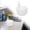 White, variant on Liulin Dish Soap Dispenser, 2-in-1 Kitchen Soap Dispenser with Sponge Holder, Space Saving Dishwashing Soap Dispenser for Kitchen Sink Countertop Bathroom Counter Organizer and Storage, White