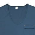 thumbnail image 6 of ZZHZGZ Mens 4Th of July Shirt Men T Shirts Men's Pocket T Shirt Border Clothing Europe and The United States Foreign Trade Men's V Neck Solid Color Large Size Casual Short Sleeved T Shirt M, 6 of 7