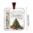 thumbnail image 2 of Cheapark 4.72 Inch Clear Acrylic Christmas Cash Gift Storage Ornament, Transparent Money Holding Pendant For Tree Hanging, Decorative Currency‑Focused Plaque For Christmas Holiday Home Decor Gift, 2 of 6