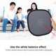 thumbnail image 5 of Tarjeta De Referencia De Balance De Blancos Y Grises Plegable De 30 Cm, 18 %, Con Bolsa, Accesorio De Fotografía Inevent EL007787-00, 5 of 6