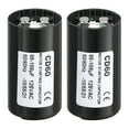 thumbnail image 1 of Uxcell Motor Start Capacitor 88-108uF/Mfd 125V 50/60Hz CD60 Run Capacitor 2 Pack, 1 of 5