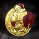 thumbnail image 5 of Colección de monedas moneda conmemorativa campana de color navideña americana regalo de Papá Noel en relieve de por vida monumento chapado en oro, 5 of 5