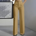 thumbnail image 3 of Bloomae Womens Wide Leg Dress Pants 2026 Business Casual Flowy Work Office Palazzo Pants High Waisted Slacks Trousers with Pockets, 3 of 8
