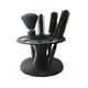 thumbnail image 4 of Rolling Comb Stand, Hair Tool Display Stand, Ceramic Hair Roller Holder, Styling Tool Organizer, Salon Display Rack, Foldable Plastic Stand, 2-Tier Design, for Bedroom, 4 of 7