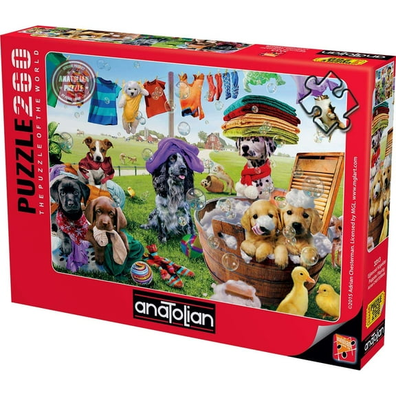 Anatolian Puppies Playing Jigsaw Puzzle (260 Piece)