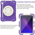 thumbnail image 5 of Elehold 3 Layers Multi-Functional Case foriPad 10th Gen 10.9" (2022) Case,with Heavy Duty Shock Resistant Rugged Protection Shoulder Strap Ring Kickstand Protective Case,Deep Purple, 5 of 11