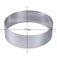 thumbnail image 4 of 4/6/8 Inch  Cake Mold Stainless Steel Baking Tool Cake Ring Set Biscuit Cutter English Muffin Ring DIY Tart Ring, 4 of 6