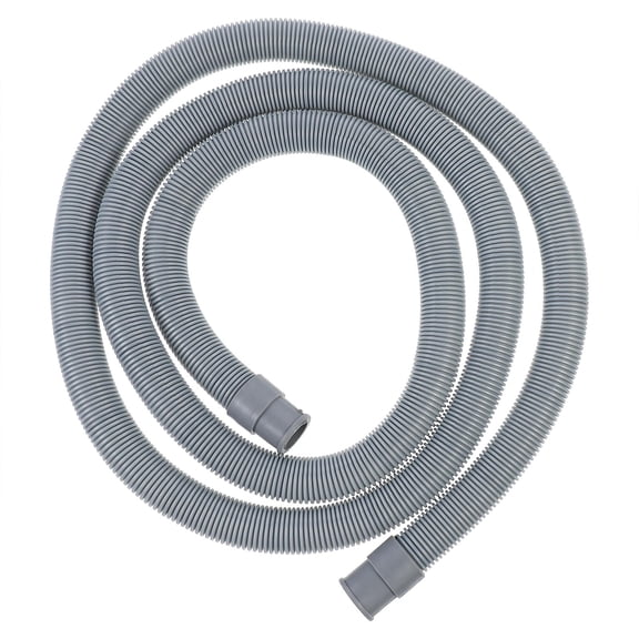 SOPOTUTU Small Washer Drain Hose Grey PE Tube for Bathroom Use Replacement Part
