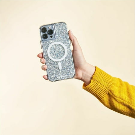 Case-Mate - Twinkle Hardshell Case w/ MagSafe w/ Antimicrobial for iPhone 13 Pro - Stardust