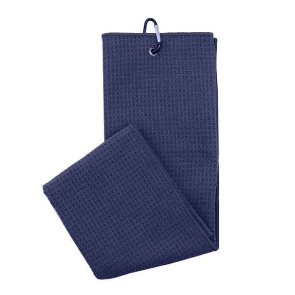Ruanlalo Golf Towel with Carabiner Absorbent Microfiber Towel Waffle Textured Golf Rag with Clip for Cart Club or Bag Golf Accessories Cleaning